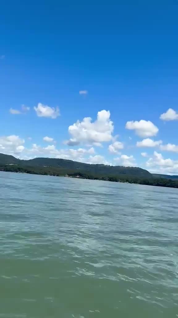Cena em vídeo na represa de Rifaina.